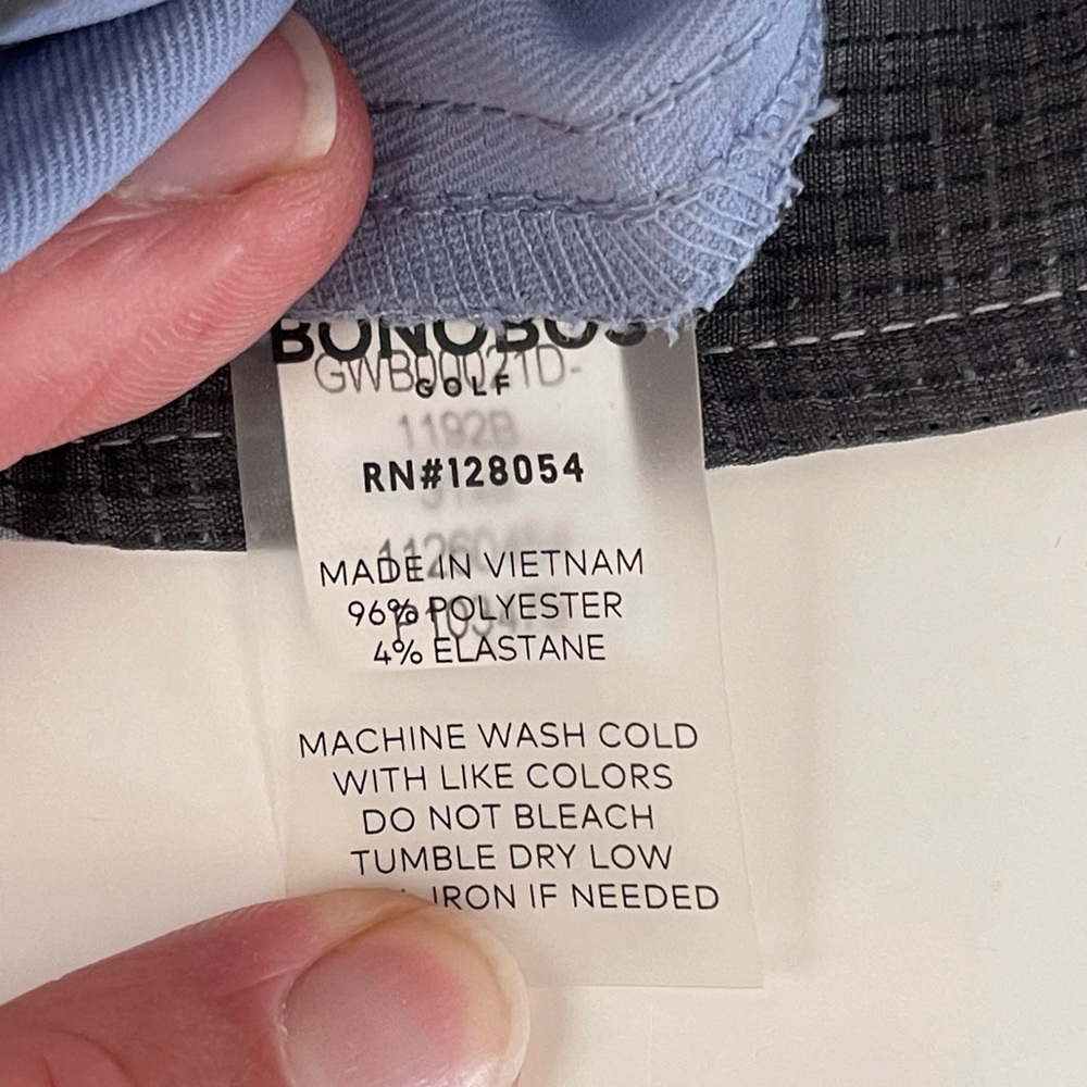 Bonobos Golf Light Blue Flat Front Shorts - Picture 7 of 8